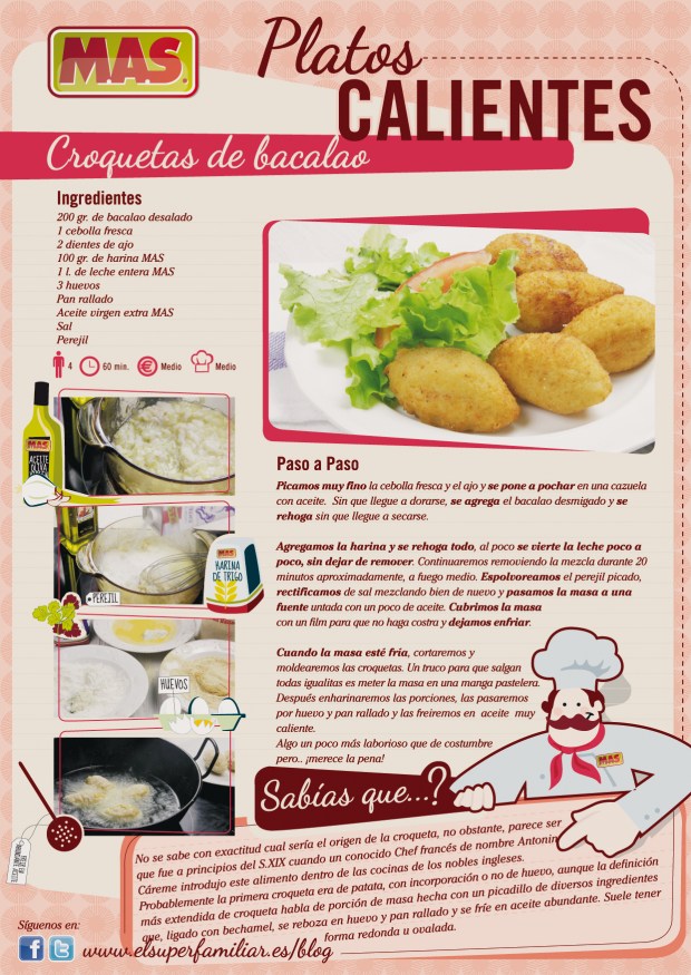 Croquetas de bacalao