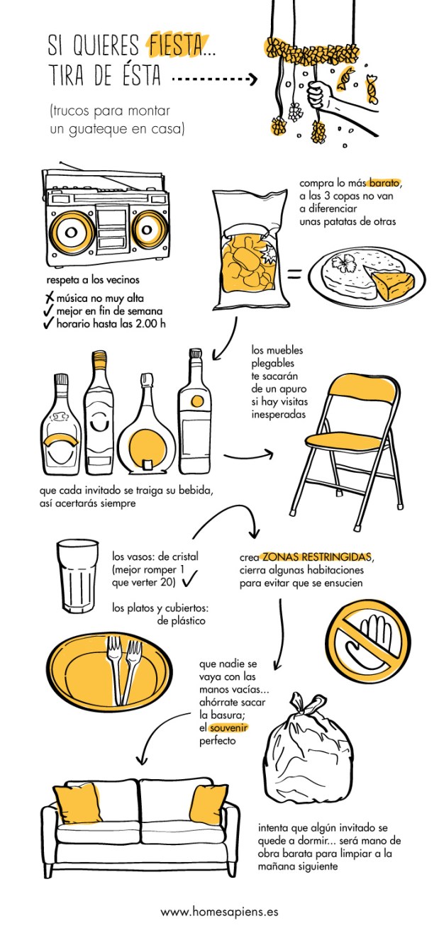 Cómo organizar una buena fiesta en casa