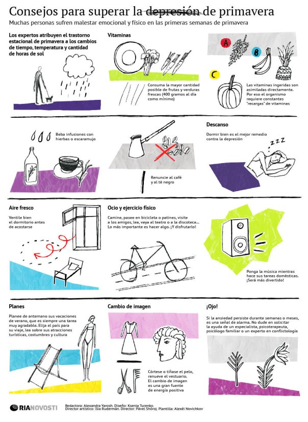 Consejos para superar la depresión de primavera