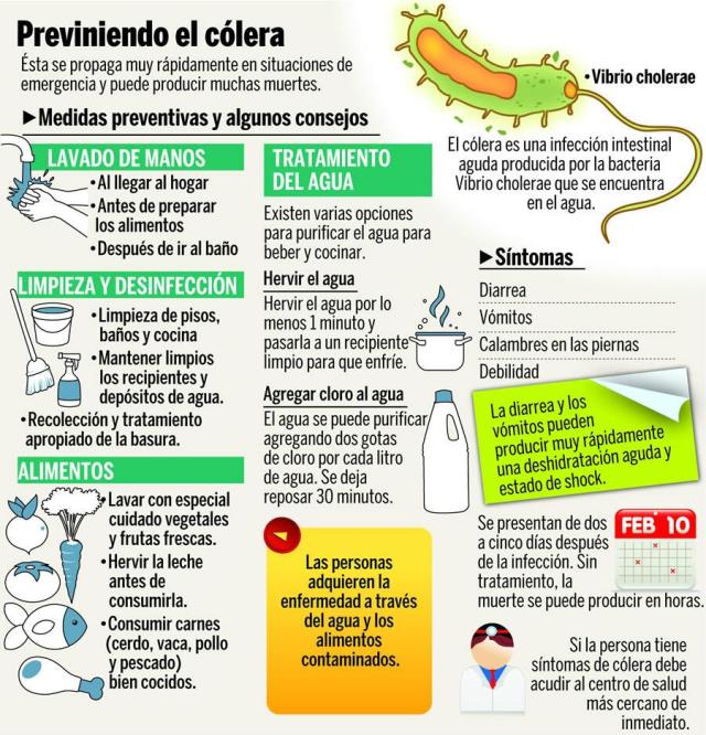 Cómo prevenir el cólera