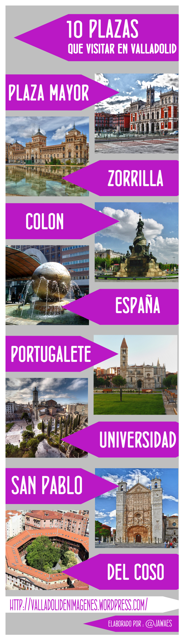 10 plazas que debes visitar en Valladolid